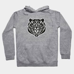Abstract Tiger Head Hoodie